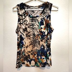 Compliments Multicolor Sleeveless Women's Top